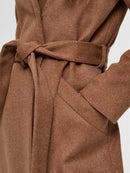 Mella Wool Coat - Tigers Eye