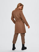 Mella Wool Coat - Tigers Eye