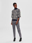 Paris Highneck Knit - Night Sky/peach