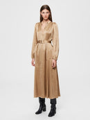 Moni 3/4 Ankle Dress - Tigers Eye