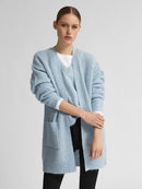 Lulu Long Cardigan - Cashmere Blue