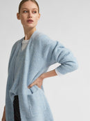 Lulu Long Cardigan - Cashmere Blue