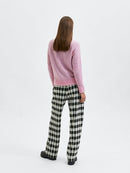 Lulu V-Neck Jumper - Prism Pink