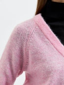 Lulu V-Neck Jumper - Prism Pink