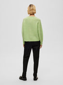 Lulu Short Cardigan - Pistachio Green