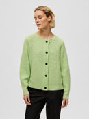 Lulu Short Cardigan - Pistachio Green