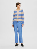 Lulu Short Cardigan - Ultramarine/Birch