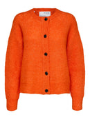 Lulu Short Cardigan - Orangeade Melange