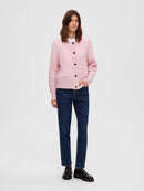 Lulu Short Cardigan - Sweet Lilac Melange