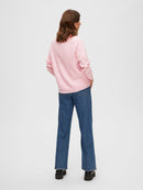 Lulu Round Neck Jumper - Sweet Lilac Melange