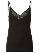 Mandy Lace Vest - Black