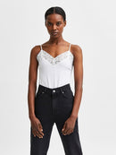 Mandy Lace Vest - Snow White