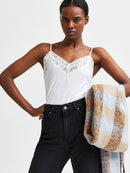 Mandy Lace Vest - Snow White