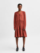 Mivia Short Dress - Chili Oil