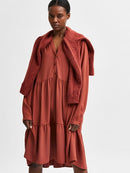 Mivia Short Dress - Chili Oil