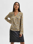 Greta Luna Long Sleeve Top - Dark Navy