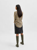 Greta Luna Long Sleeve Top - Dark Navy