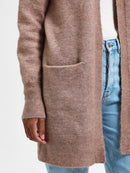 Lulu Long Cardigan - Amphora Melange