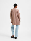 Lulu Long Cardigan - Amphora Melange