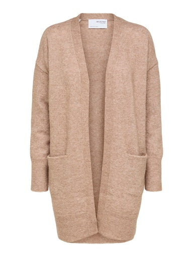 Lulu Long Cardigan - Amphora Melange