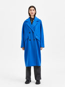 New Element Wool Coat - Princess Blue