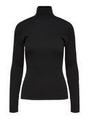 Lydia Rollneck Jumper - Black