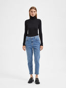 Lydia Rollneck Jumper - Black