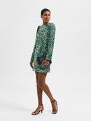 Colyn Short Sequins Dress - Loden Frost