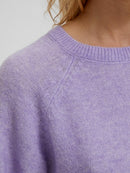Lipsie Short Sleeve Jumper - Violet Tulip