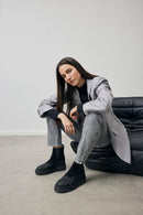 Bea Tapered Jean - Grey Denim