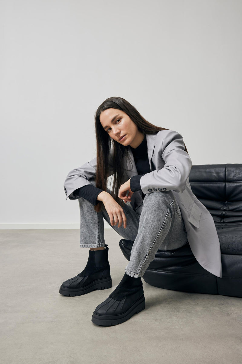 Bea Tapered Jean - Grey Denim