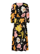 Cadence Midi Dress - Black