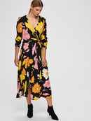 Cadence Midi Dress - Black