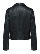 Katie Leather Jacket - Black