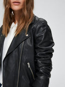 Katie Leather Jacket - Black