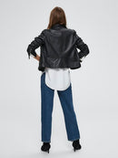 Katie Leather Jacket - Black