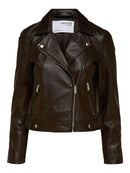 Katie Leather Jacket - Java