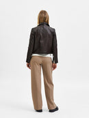 Katie Leather Jacket - Java