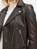 Katie Leather Jacket - Java