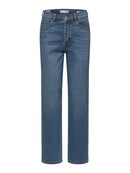 Marie Straight Jean - Medium Blue