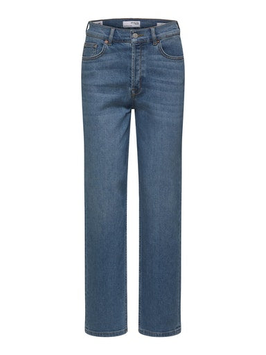 Marie Straight Jean - Medium Blue
