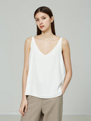 Sleeveless Blouse - Snow White
