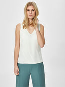 Sleeveless Top - Snow White