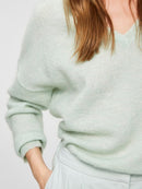 Livana V Neck Jumper - Rose