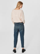 Livana V Neck Jumper - Rose