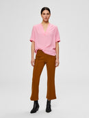 Ella Short Sleeve Top - Rose