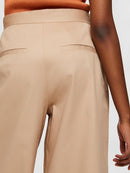 Wave Crop Trouser - Beige