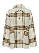 Nikita Check Shirt Jacket - Sandshell