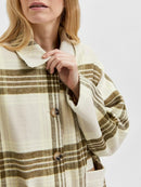 Nikita Check Shirt Jacket - Sandshell