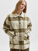 Nikita Check Shirt Jacket - Sandshell